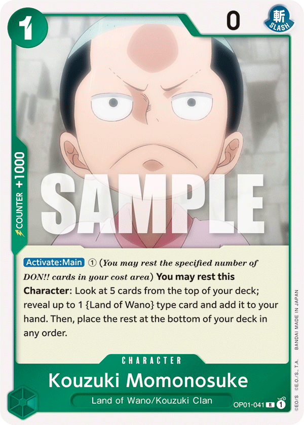 Kouzuki Momonosuke - OP01-041 - Rare-One Piece Singles