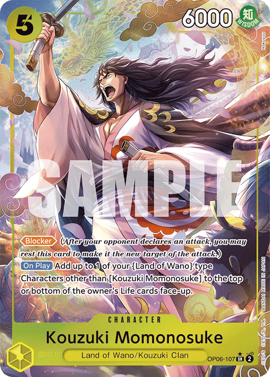 Kouzuki Momonosuke - OP06-107 - Super Rare (Alt Art)