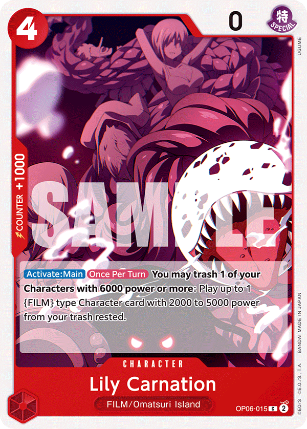 Lily Carnation - OP06-015 - Common