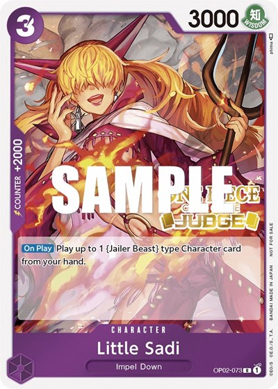 Little Sadi - OP01-073 - Judge Pack Vol.1