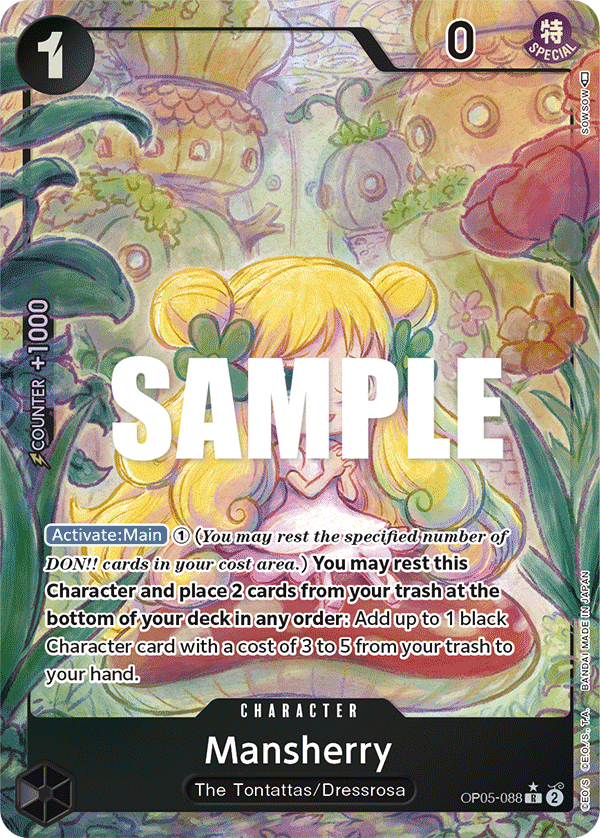 Mansherry - OP05-088 - Rare (Alt Art)