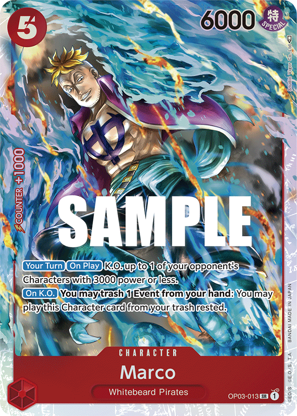 Marco - OP03-013 - Super Rare-One Piece Singles