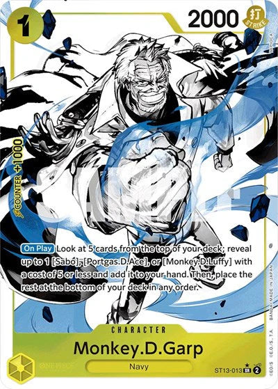 Monkey D. Garp - ST13-013 - Super Rare (Parallel)