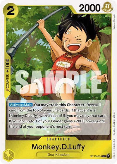 Monkey D. Luffy - ST13-014 - Common