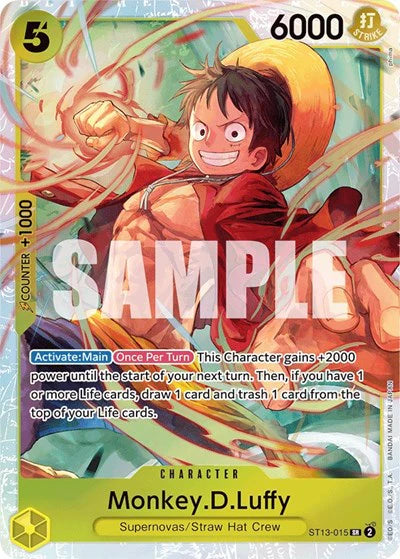 Monkey D. Luffy - ST13-015 - Super Rare