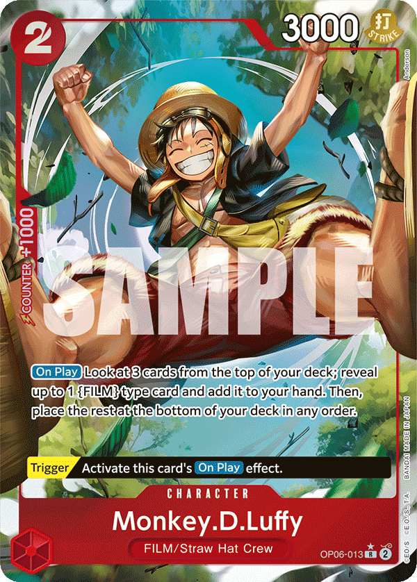 Monkey.D.Luffy - OP06-013 - Rare (Alt Art)
