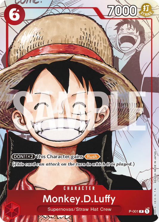 Monkey.D.Luffy - P-001 - 25th Anniversary Promo