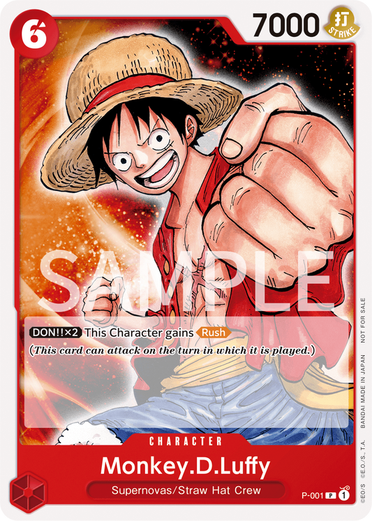 Monkey.D.Luffy - P-001 - Promo Pack 2022