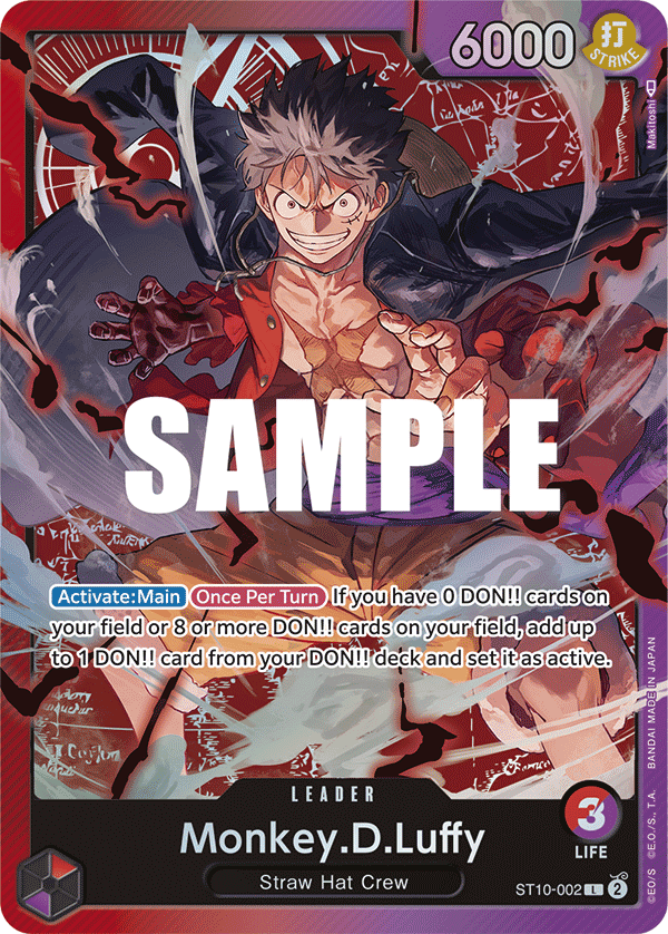 Monkey.D.Luffy - ST10-002 - Leader