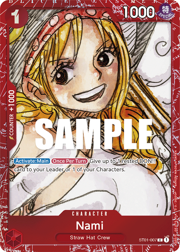 Nami - ST01-007 - Common (Film Red Edition)