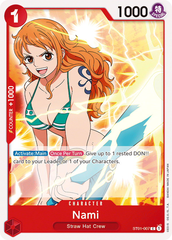 Nami - ST01-007 - Common-One Piece Singles