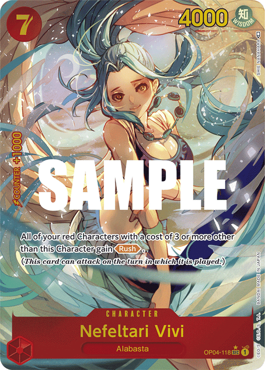 Nefertari Vivi - OP04-118 - Secret Rare (Alt Art)