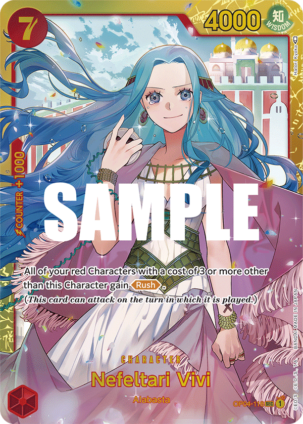 Nefertari Vivi - OP04-118 - Secret Rare