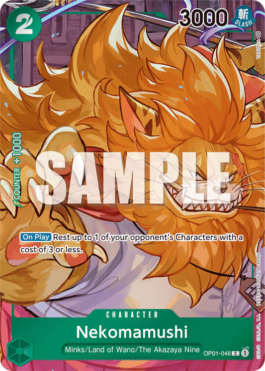 Nekomamushi - OP01-048 - Common (Alt Art)-One Piece Singles