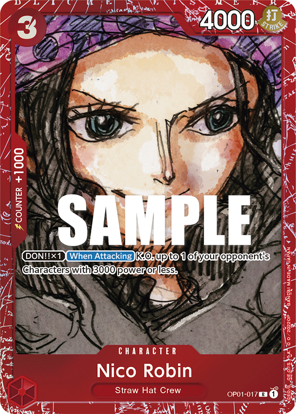 Nico Robin - OP01-017 - Rare (Film Red Edition)