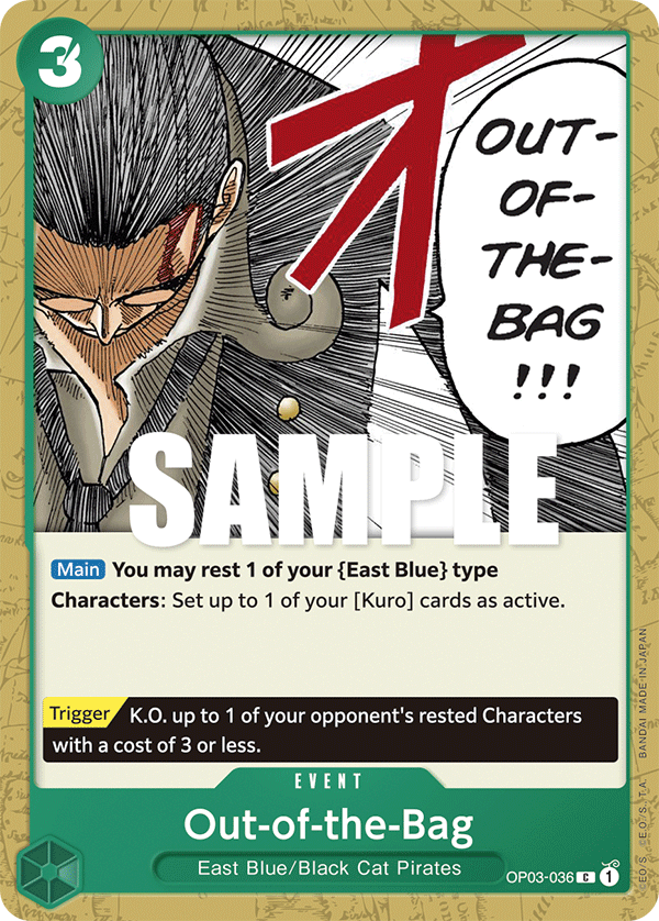 Out-of-the-Bag - OP03-036 - Common-One Piece Singles