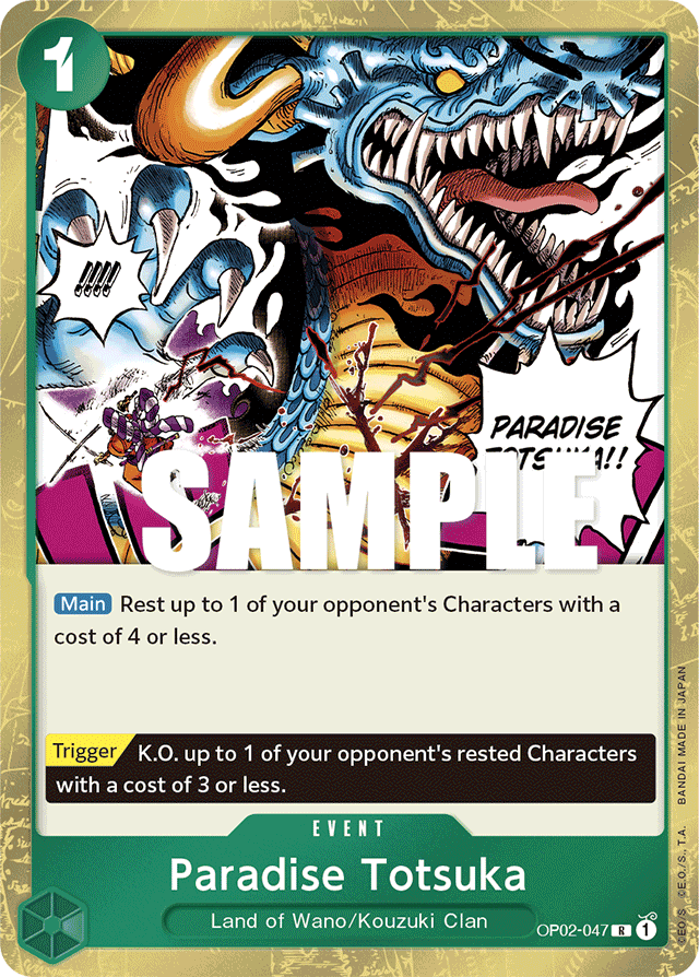Paradise Totsuka - OP02-047 - Rare-One Piece Singles