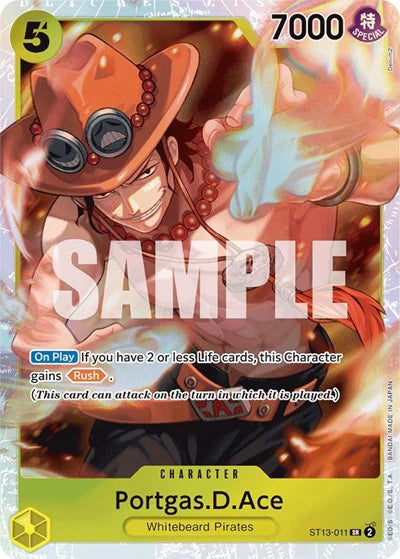Portgas D. Ace - ST13-011 - Super Rare