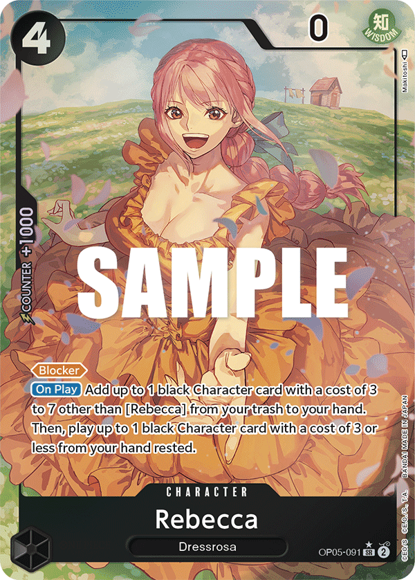 Rebecca - OP05-091 - Super Rare (Alt Art)