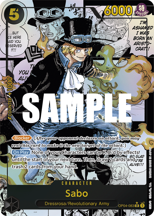 Sabo - OP04-083 - Super Rare (Manga)