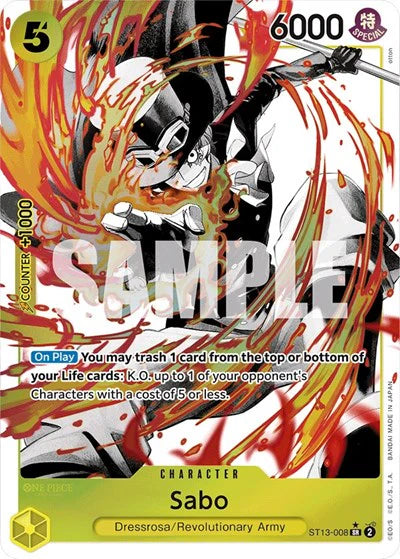 Sabo - ST13-008 - Super Rare (Parallel)