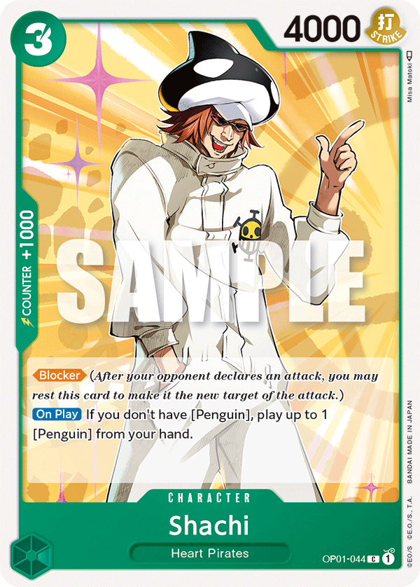 Shachi - OP01-044 - Common-One Piece Singles