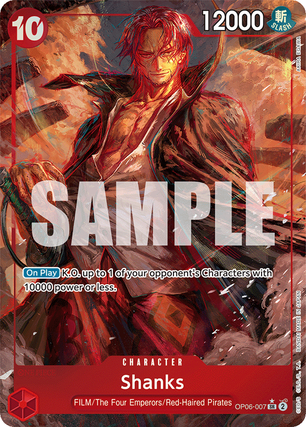 Shanks - OP06-007 - Super Rare (Alt Art)