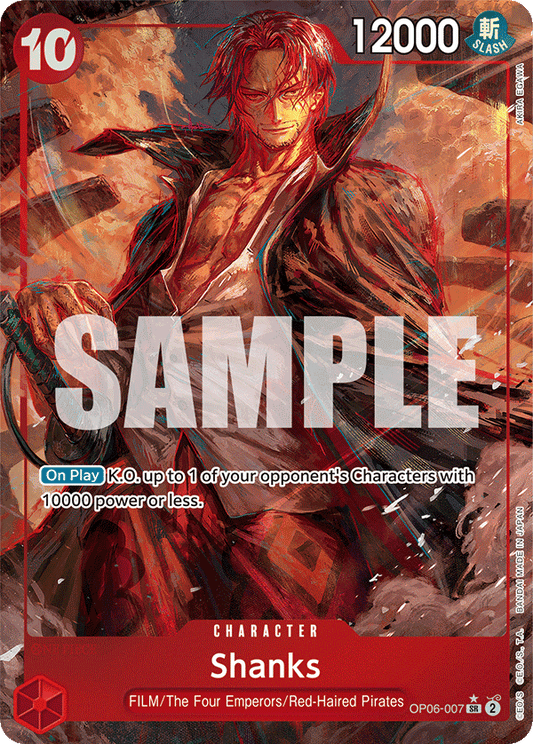 Shanks - OP06-007 - Super Rare (Alt Art)