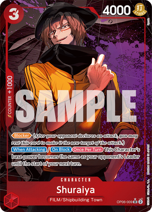 Shuraiya - OP06-009 - Super Rare (Alt Art)