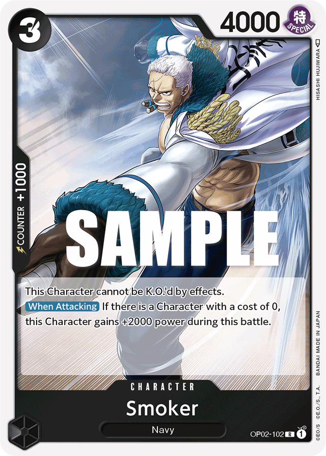 Smoker - OP02-102 - Rare-One Piece Singles