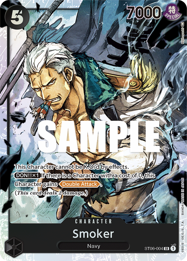 Smoker - ST06-004 - Super Rare-One Piece Singles