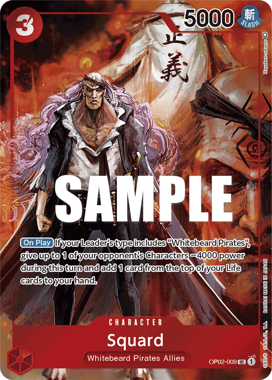 Squard - OP02-009 - Uncommon (Alt Art)-One Piece Singles