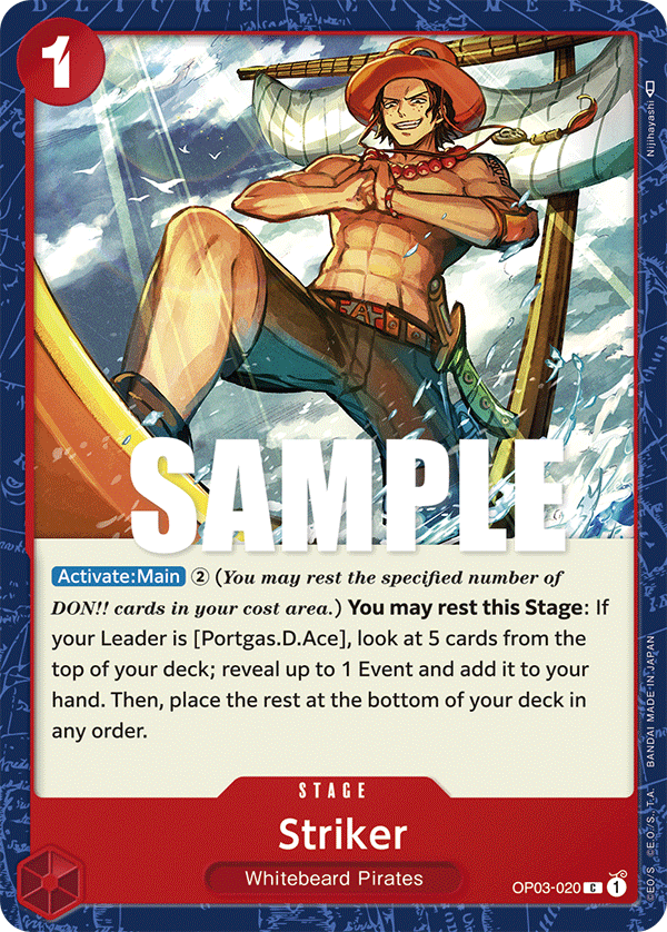 Striker - OP03-020 - Common-One Piece Singles