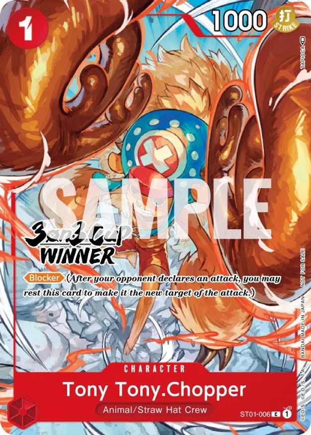 Tony Tony Chopper - ST01-006 - (3on3 Cup Winner - Promo)