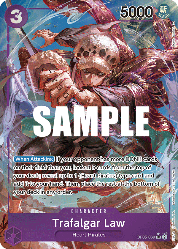 Trafalgar Law - OP05-069 - Super Rare (Alt Art)