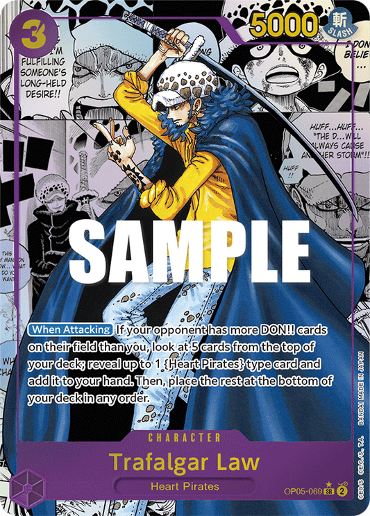 Trafalgar Law - OP05-069 - Super Rare (Manga)