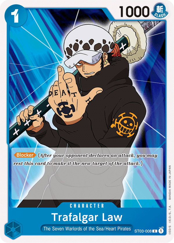 Trafalgar Law - ST03-008 - Common-One Piece Singles