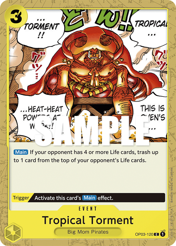 Tropical Torment - OP03-120 - Common-One Piece Singles