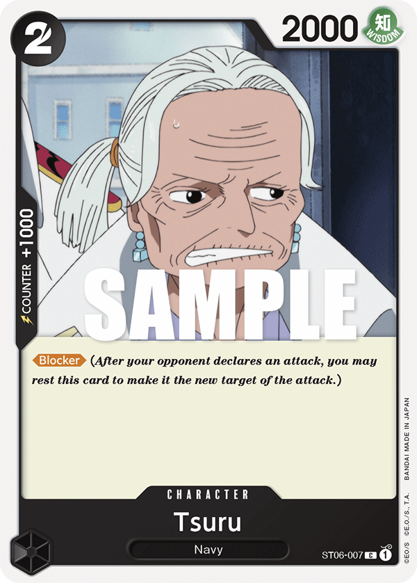 Tsuru - ST06-007 - Common-One Piece Singles