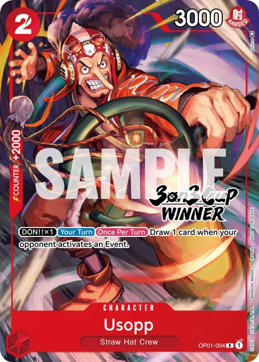 Usopp - OP01-004 - (3on3 Cup Winner - Promo)