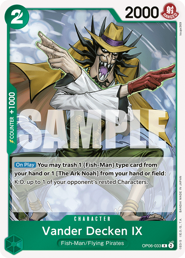 Vander Decken IX - OP06-033 - Rare