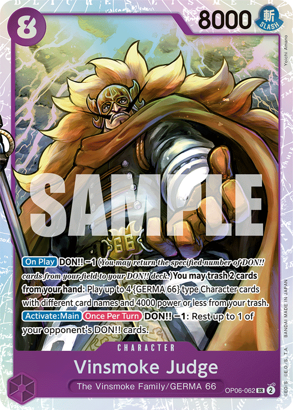Vinsmoke Judge - OP06-062 - Super Rare