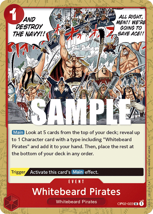 Whitebeard Pirates - OP02-022 - Uncommon-One Piece Singles