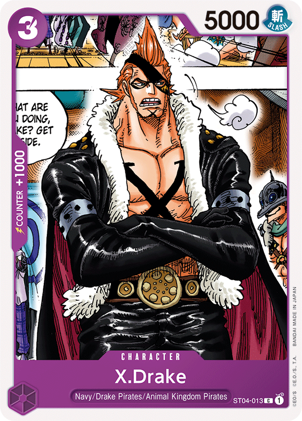 X.Drake - ST04-013 - Common-One Piece Singles