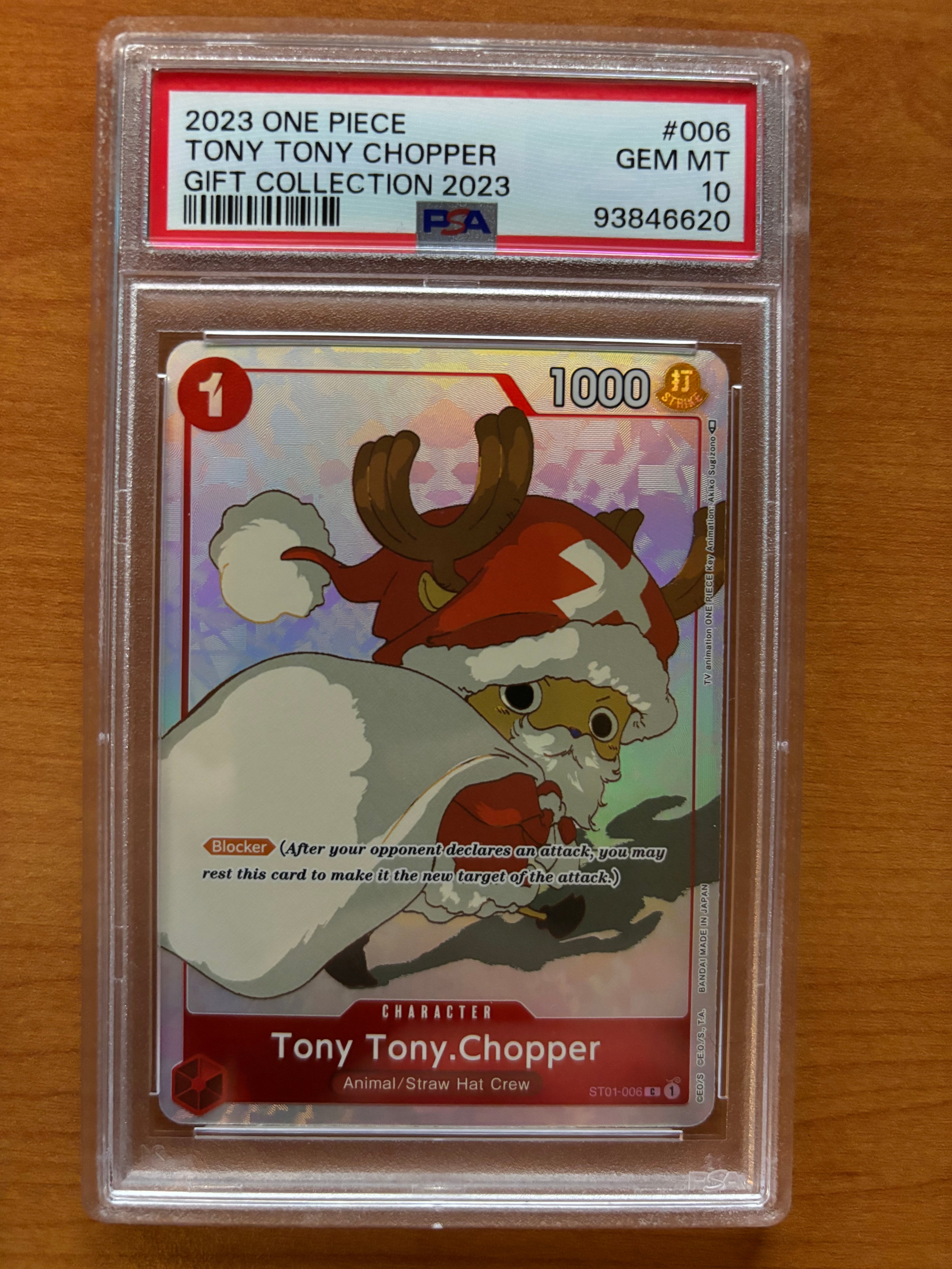 PSA 10] Tont Tony. Chopper Gift Collection Promo – One Piece Singles
