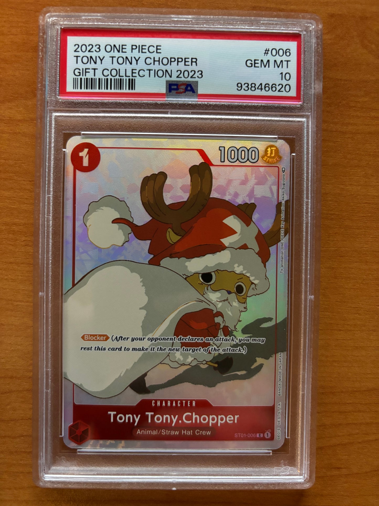 [PSA 10] Tont Tony. Chopper Gift Collection Promo