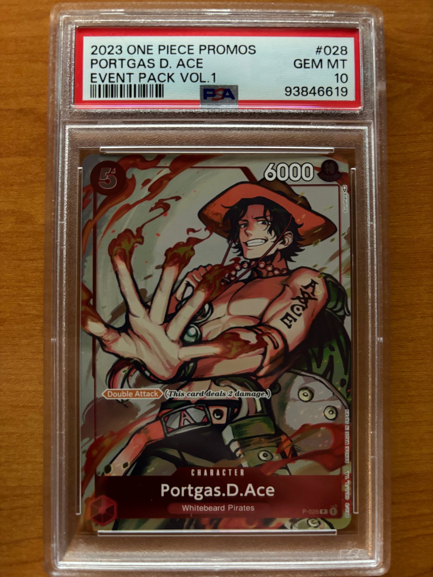 [PSA 10] Portgas D. Ace Promo