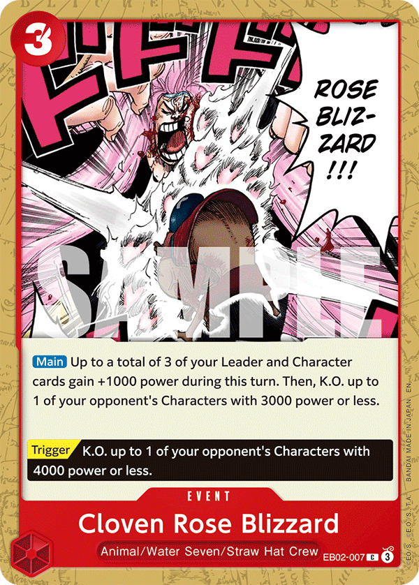 EB02-007 - Cloven Rose Blizzard - Common