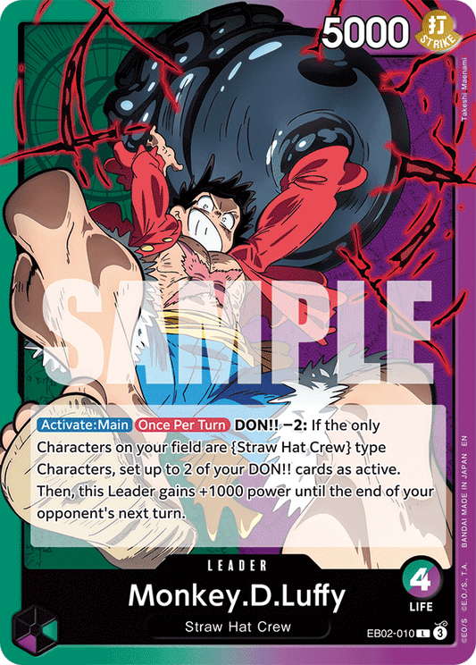 EB02-010 - Monkey.D.Luffy - Leader