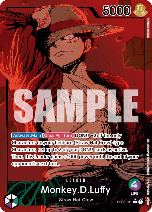 EB02-010 - Monkey.D.Luffy - Leader ALT ART